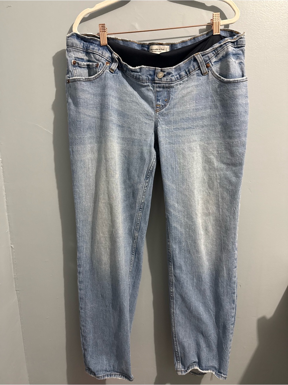 Abercrombie & Fitch Maternity Ankle Straight Jeans Size 14L